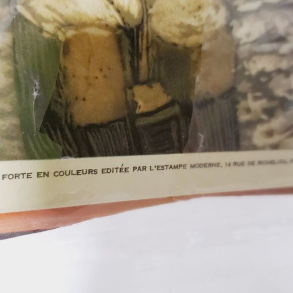 Antique 1926 Print  Sunset Glow 10" x 13" - Picture 6 of 6